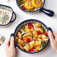thumbnail image 5 of Multifunctional Large Capacity Baking Tray with Handle Salad Dish Home Ceramic Retro Tableware Bowl, 5 of 5