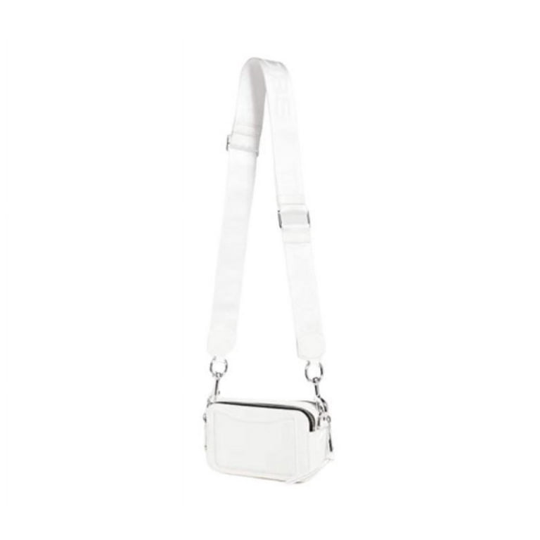 Marc Jacobs Women's Snapshot DTM Camera Bag, White/Silver, One