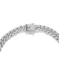 thumbnail image 3 of Collar cubano de Miami NQ para hombre Oro de 18 quilates Plata Acero inoxidable 13 mm, 3 of 4