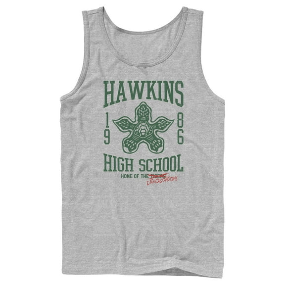 Netflix Men's Stranger Things Home of the Demogorgons Tank Top Athletic Heather X Large