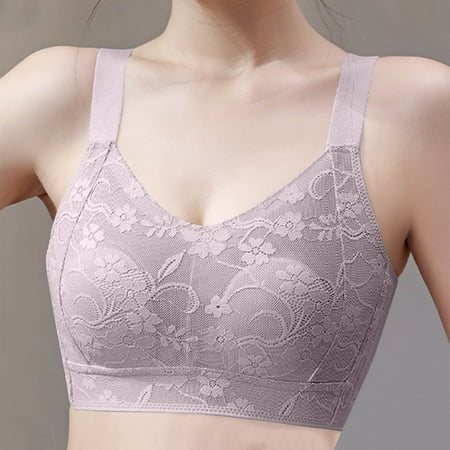 pstuiky Nursing Bras  Comfortable Without Steel Rings Small Chest Gathered And Auxiliary Breast Bra Strapless Bra Underwear Summer Savings