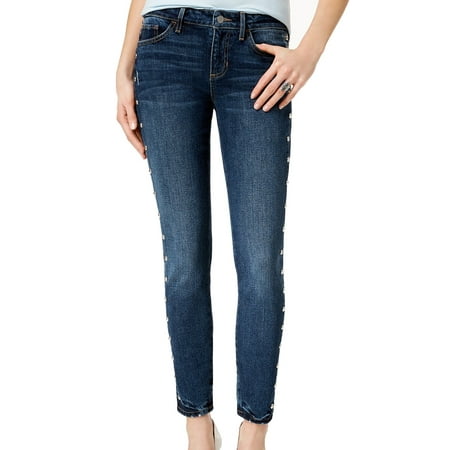 Guess Womens 25x28 Studded Skinny Ankle Sexy Curve Jeans - Walmart.com