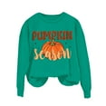 thumbnail image 4 of Mercatoo Toddler Baby Girl Boy Halloween Outfit Pumpkin Crewneck Sweatshirt Long Sleeve Sweater Pullover Top Fall Clothes, 4 of 4
