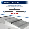 thumbnail image 3 of (A Set of Two)Luggage rack crossbar for 2024-2026 Tesla cybertruck, 3 of 7