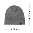 thumbnail image 3 of UTSJKR Winter Beanie for Men Women, Fleece Lined Beanie Soft Warm Knit Hat Ski Stocking Cuffed Cap Casual Solid Warm Caps Navy, 3 of 5