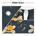 thumbnail image 5 of JSTEL Honey Bee Stars Waterproof Barber Cape for Men Women Beard Shaving Bib Apron Professional Hair Cutting Cloth, 65 x 55 inch, 5 of 6
