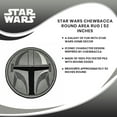 thumbnail image 7 of Star Wars: The Mandalorian Helmet Round Area Rug | 52 Inches, 7 of 7