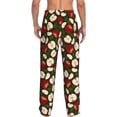 thumbnail image 7 of Salouo Red Fruit Print Pajama Pants for Men, Lounge Pants Elastic Waistband Casual Men's sleepwear Loungewear Sleep Pajama Pant -XX-Large, 7 of 7