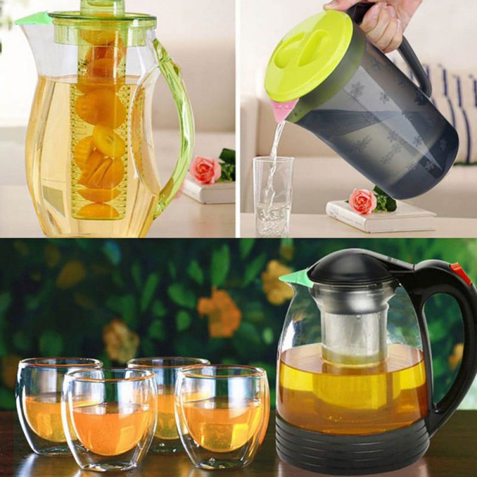 Supply J01-1522a Color transparent plastic household cold kettle tea kettle  juice kettle drink kettle cold kettle