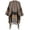 Khaki, variant on Women Shawl Wraps Poncho Plaid Wram Sweater Cardigan Cape Double Side Blanket Open Front Coat