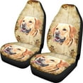 thumbnail image 2 of Xoenoiee Labrador Dog Print Front Seat Covers for Car 2 Pack, Vehicle Seat Protector Car Seat Cushion, Universal Fit Auto Interior Seat Covers for Cars Truck Van SUV, 2 of 6