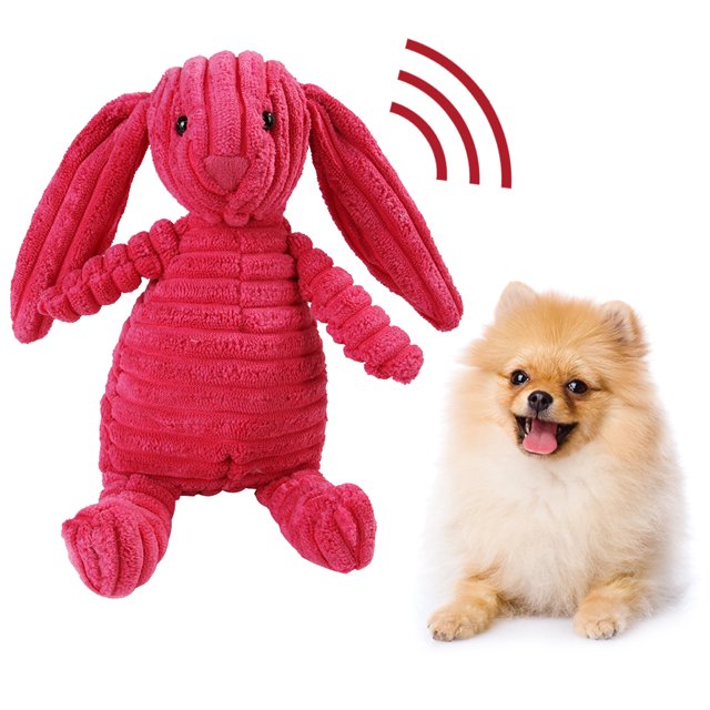 Pet Toy Cute Rabbit Duck Pig Creative Squeaky Plush Dog Toy Dog Chew Toy