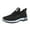 Black, variant on Jkety Mens Wide Sneakers Athletic Shoes Lightweight Breathable Slip On Sneakers Grey,10.5
