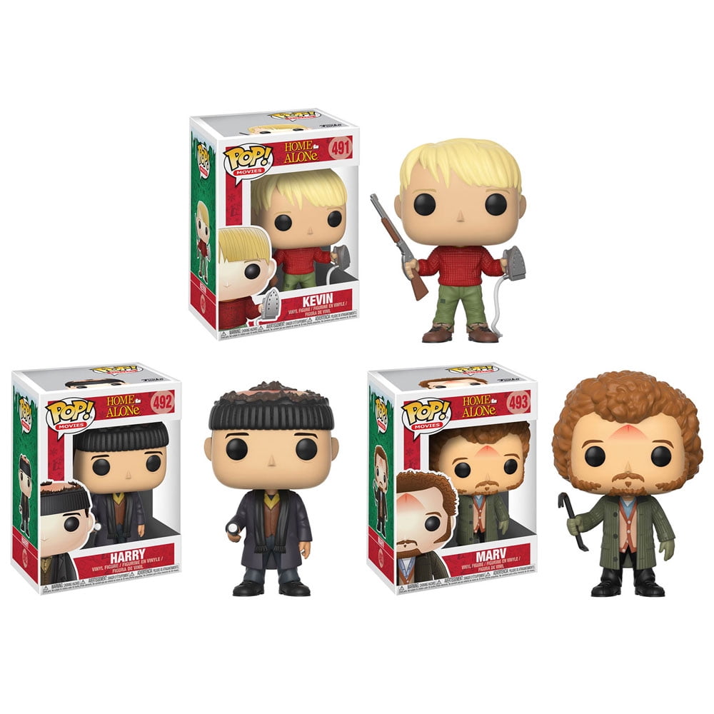 Funko POP! Movies Home Alone Vinyl Figures SET OF 3 (Kevin, Marv