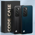 thumbnail image 4 of Étui en Cuir PU de Luxe pour OPPO Reno 12 Pro, Étui Arrière en Silicone Mat, Protection Complète, Étui de Téléphone pour OPPO Reno 12 5G Reno12 Pro Noir Reno 12 Pro 5G, 4 of 6
