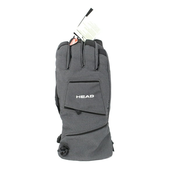 Head Unisex DuPont Sorona Insulated Charcoal Ski Glove With Pocket M