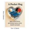 thumbnail image 3 of Sports Themed Pocket Hug Cards Pocket Ornaments, Womens Small Gifts Pocket Card Gift, Pocket Hug Pocket Hug for Women, Mini Gifts for Women Pocket Gift(1pcs), 3 of 6