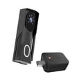 thumbnail image 2 of Sonnette Vidéo WiFi Caméra de Porte Intelligente Vue de Nuit Sans Fil Récepteur Interphone Vocal, 2 of 10
