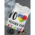 thumbnail image 3 of Amo A Alguien Con Autismo T-Shirt Womens -Smartprints Designs, Female Regular Fit, 3 of 4
