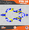 Blue-yellow, variant on Kalair GFX Graphics Kit for Yamaha TTR110 (2008-2023) Spear Series
