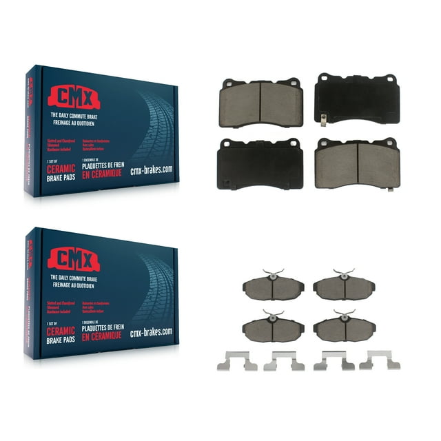 CMX Front Rear Ceramic Brake Pads Kit for Car Ford Mustang KCX-100064