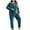 Light Blue, variant on yillto Women's Plus Size Pajamas Sets Fleece Warm Fall Winter Sleepwear Loungewear Loose Pjs Set 2 Piece