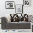 thumbnail image 3 of Nawypu Cow Print Decorative Throw Pillow Covers Cowhide Accent Printing Couch Pillows for Living Room Decorative Pillows for Couch Bed Living Room Sofa Outdoor Car Pillow Covers,Set of 2, 3 of 6