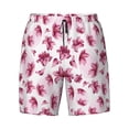 thumbnail image 5 of Rocae Lilies Flowers for Men's Swim Trunks Quick Dry With Two Side Pockets and One Lined Patch Pocket, 5 of 9