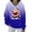 Blue, variant on Christmas Hoodies For Women Funny Cute Printed Holiday Sweatshirt Winter Oversized Pullover Tops with Drawstring for Casual Wear