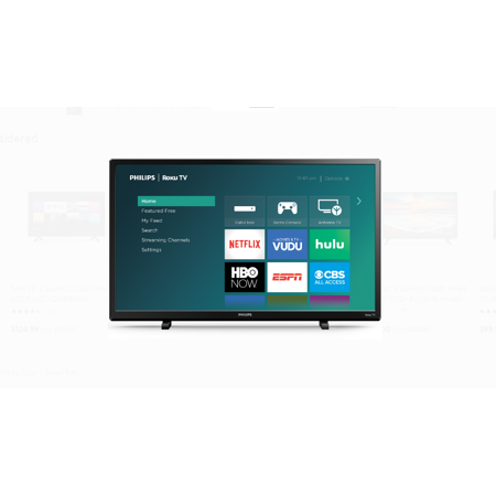 Restored Philips 32" Class HD (720P) Smart LED TV (32PFL4664/F7) (Refurbished)