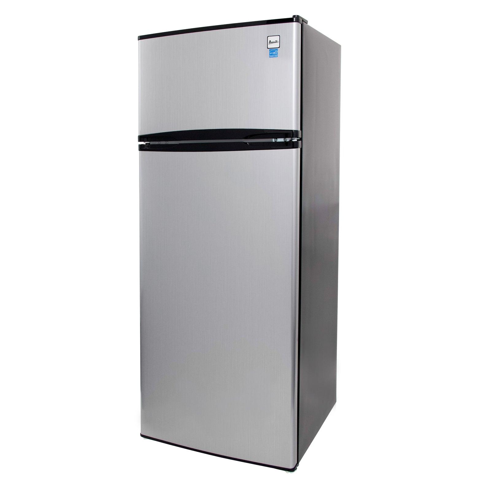 Avanti RA733B3S 7.3 Cu. Ft. Stainless Apartment Size Top Freezer Refrigerator