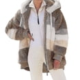 thumbnail image 4 of Chaqueta informal, chaquetas para hombre, abrigos con cremallera, Hip Hop, nueva chaqueta con capucha Multicolor de felpa holgada para otoño e invierno para hombres y, 4 of 5