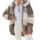 thumbnail image 4 of Chaqueta informal, chaquetas para hombre, abrigos con cremallera, Hip Hop, nueva chaqueta con capucha Multicolor de felpa holgada para otoño e invierno para hombres y, 4 of 5