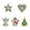 Mix-5Pcs, variant on Sea Glass Angel Ornament, Holds a Meaningful Memory Unique Design, Christmas Greeting Decorations Christmas Tree Pendants