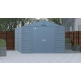 thumbnail image 1 of Arrow Select Steel Storage Shed, 10x14, Gris bleu, 1 of 8