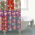 thumbnail image 5 of Artistic Nordic Style Shower Curtain 72x84 Inches, Quick-Drying Polyester with Plastic Hooks, Boho Chic Earthy Tribal Ethnic Bathroom Design, 5 of 5