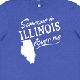 thumbnail image 4 of Inktastic Someone in Illinois Loves Me Youth T-Shirt, 4 of 5