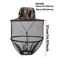 thumbnail image 4 of Men Women Head Mesh Hat Sun Hat Gnat Fly Protective Face Netting Hat Cap Boonie for All Outdoor Activities, 4 of 6