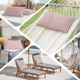 thumbnail image 6 of Red Striped Pillow Covers 16"x24", Red White Stripes Farmhouse Soft Brushed Microfiber Breathable Throw Pillow Covers, Decorative Pillowcase with Zipper for Couch Sofa Bedroom Living Room, 6 of 9