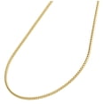 thumbnail image 2 of 10K Yellow Gold Solid Franco Box Chain Closed Link 1.25mm Necklace 26 Inch, 2 of 6