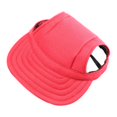 thumbnail image 4 of Sombrero de béisbol para perros, , lona, deporte, sombrero para Rojo S Yinane Gorra de béisbol de gatito, 4 of 8
