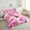 Deeppink, variant on Erosebridal Butterfly Flower Bedding Twin Comforter Set,Music Theme Down Comforter,Pink Lips Bedding Sets Twin with Comforter,Super Cozy Melody Room Decor,Reversible,3pcs