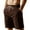 HM16-Brown, variant on IYYVV Men's Corduroy Shorts Big And Tall 5 Inch Inseam Drawstring Elastic Waist Lightweight Casual Summer Beach Shorts with Pocket Army Green XL