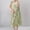 Mint Green, variant on Nightgown Women's Long Cotton Sleep Dress Vintage Floral Sleeveless Nightshirt with Pockets Mint Green Free Size