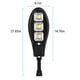 thumbnail image 3 of Luz solar LED Sensor de carga de luz solar para exteriores Luces nocturnas Super brillante COB Control remoto Lámpara montada en la pared Garden Iluminación y accesorios Con control remoto Billuyoard HA073502-01, 3 of 6