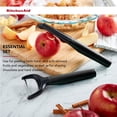 thumbnail image 3 of Juego de peladores KitchenAid Universal, juego de 2 unidades, color negro, 3 of 5