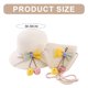 thumbnail image 2 of Sombrero de 56-58cm de circunferencia para mujer, conjunto de Sombrero de Paja de verano y bolso de paja, bonito sombrero para el sol, sombrero de playa, 2 of 5