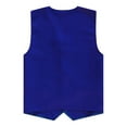 thumbnail image 3 of Hansber Womens Mens Button Irregular Hem Vest Adult Waiter Bartender Work Uniform Unisex Volunteer Blue L, 3 of 5