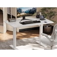 thumbnail image 2 of Electric Standing Desk, 48 x 24 Inch Height Adjustable Desk, Sit-Stand Desk, Home Computer Desk, Desk with 2 Memory Presets, Headphone Hook, Workstation, White, 2 of 2
