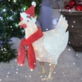 thumbnail image 3 of Adornos navideños de pollo Gallo brillante de Navidad acrílico para fiesta de festival, 3 of 8